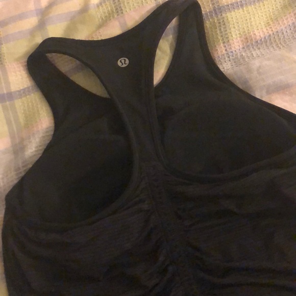 Lululemon back sinch black tank top - Picture 3 of 4